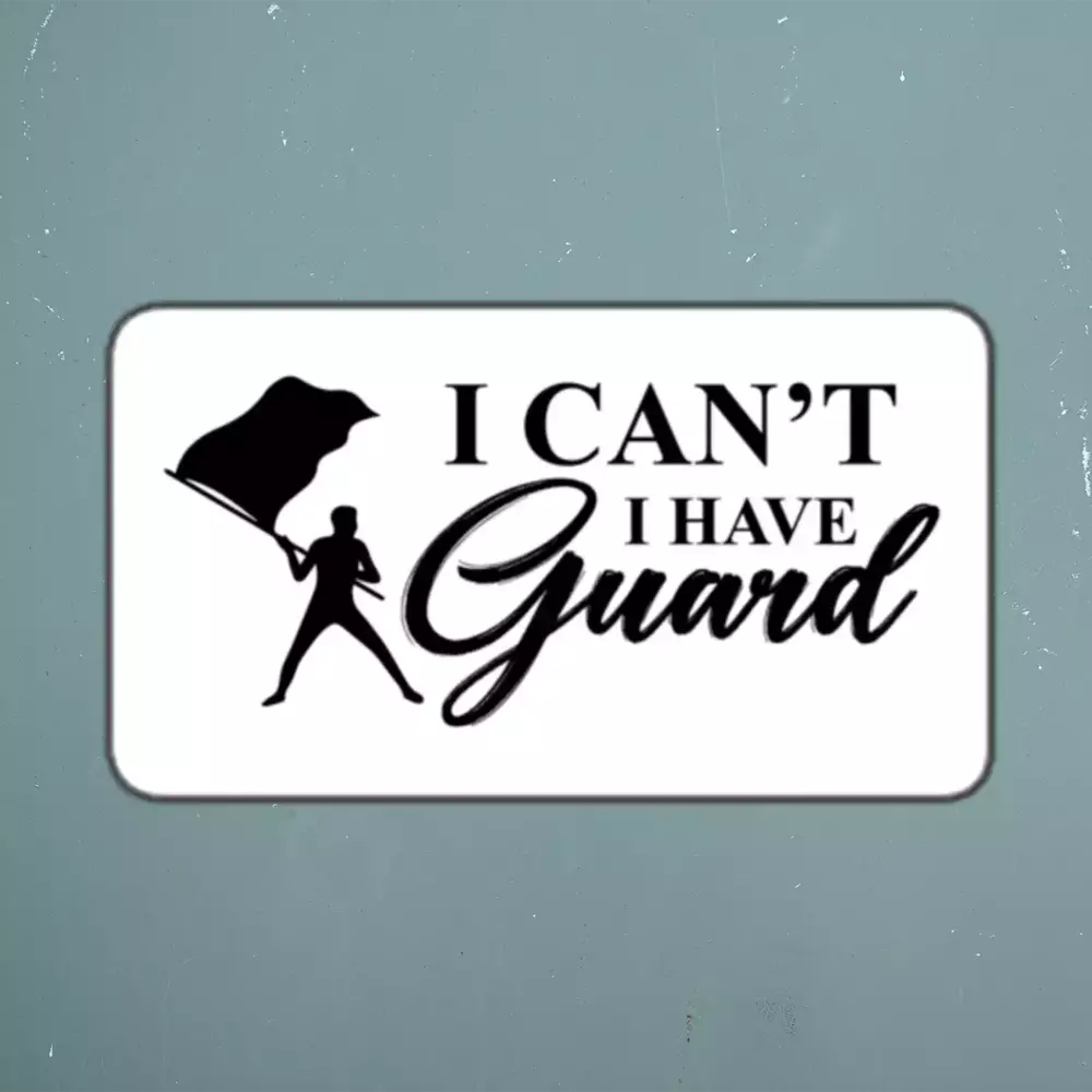 Color guard Flag Corps Sticker