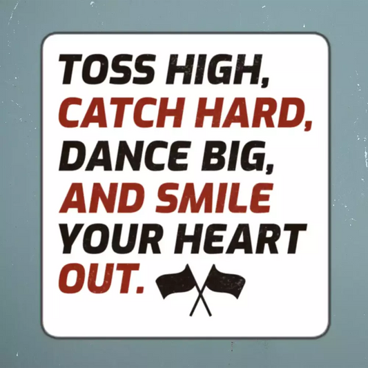 Color guard Flag Corps Sticker