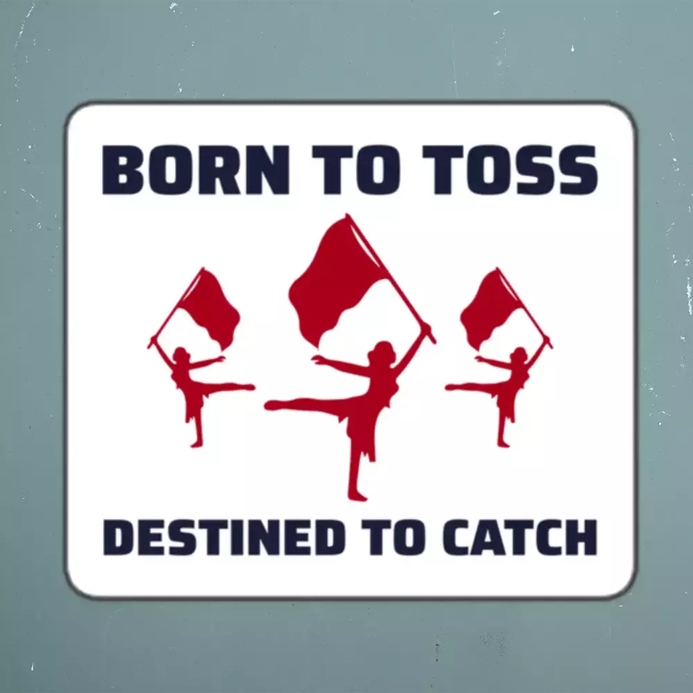 Color guard Flag Corps Sticker