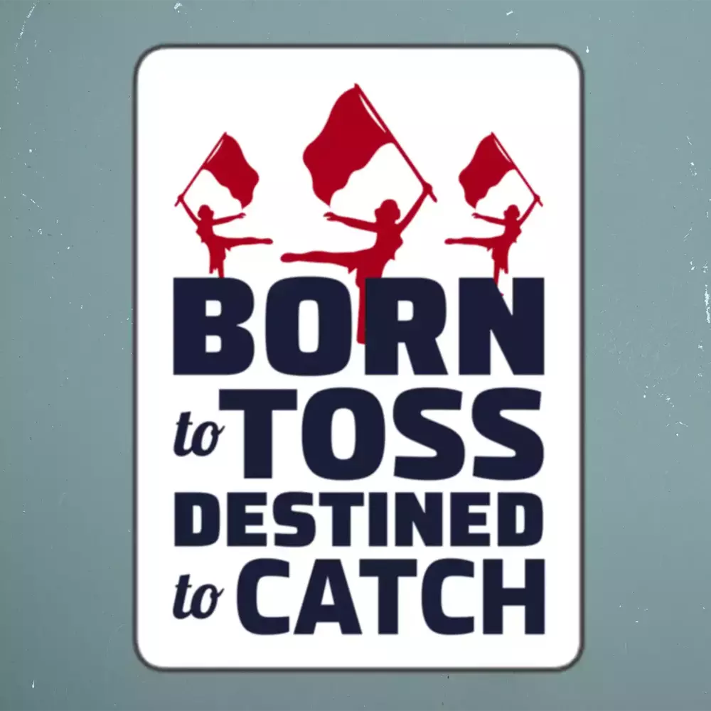 Color guard Flag Corps Sticker