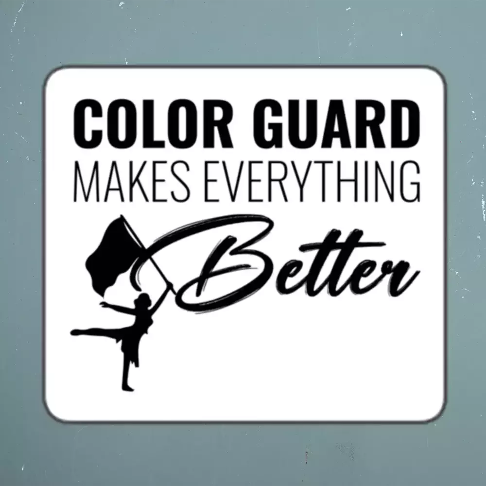 Color guard Flag Corps Sticker