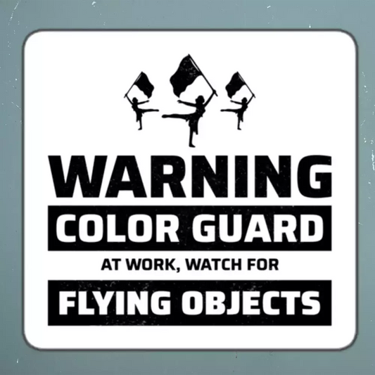 Color guard Flag Corps Sticker