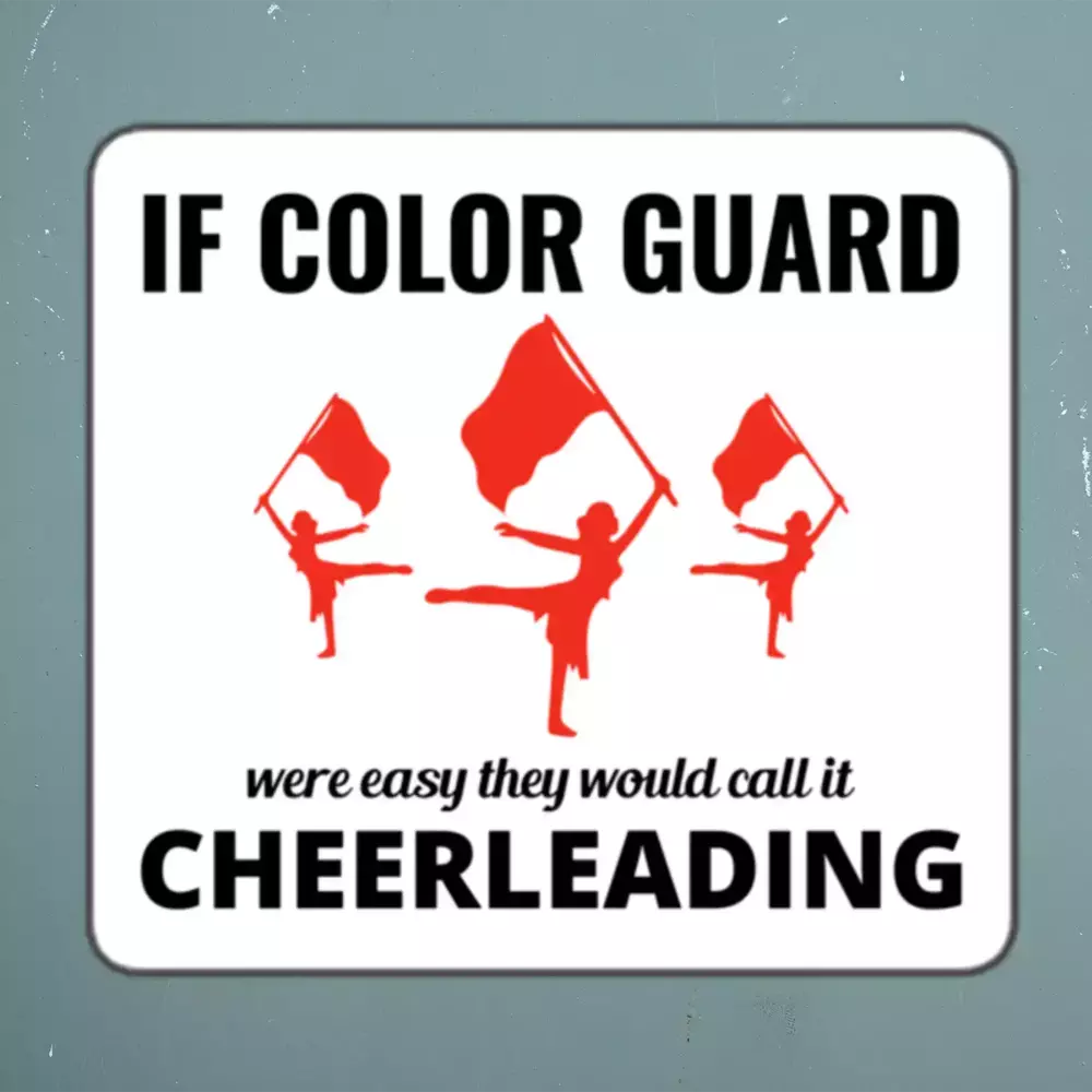 Color guard Flag Corps Sticker