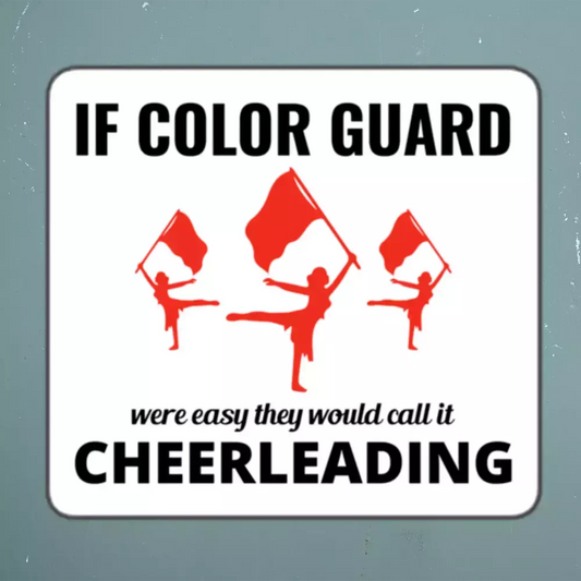 Color guard Flag Corps Sticker