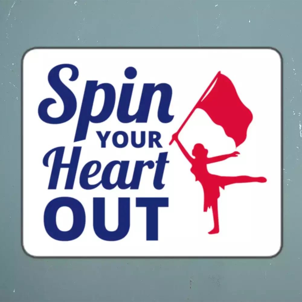 Color guard Flag Corps Sticker