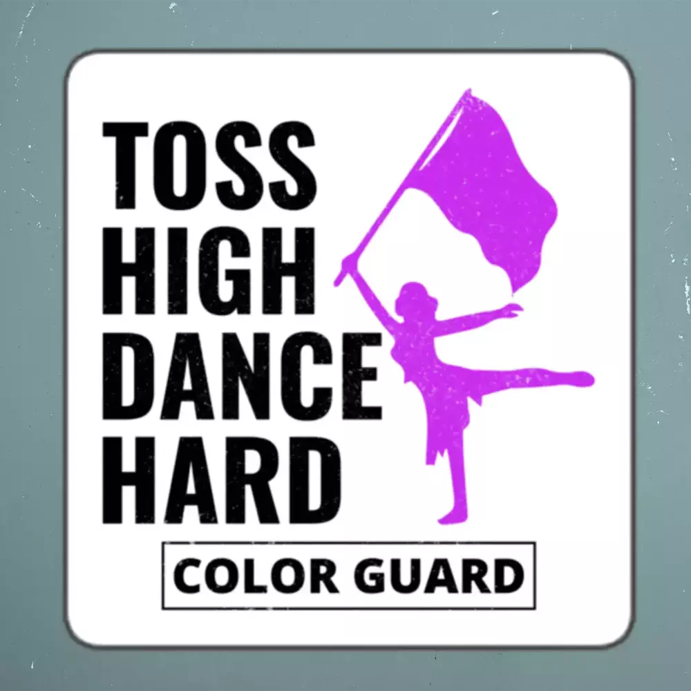 Color guard Flag Corps Sticker