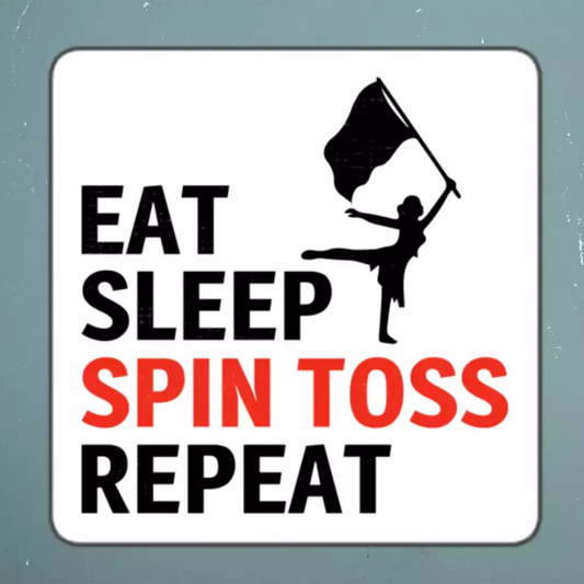 Color guard Flag Corps Sticker