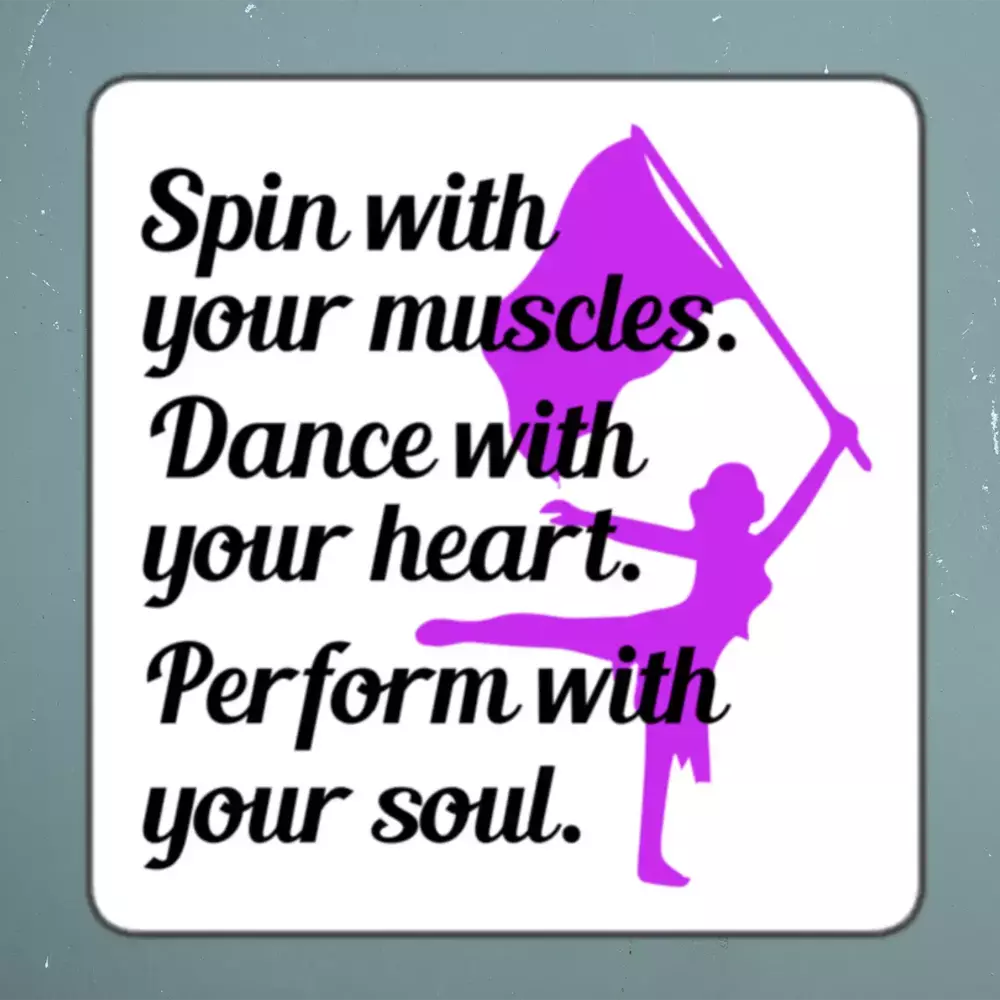 Color guard Flag Corps Sticker