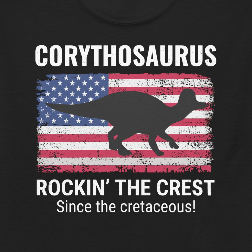 Corythosaurus paleontologist shirt 
