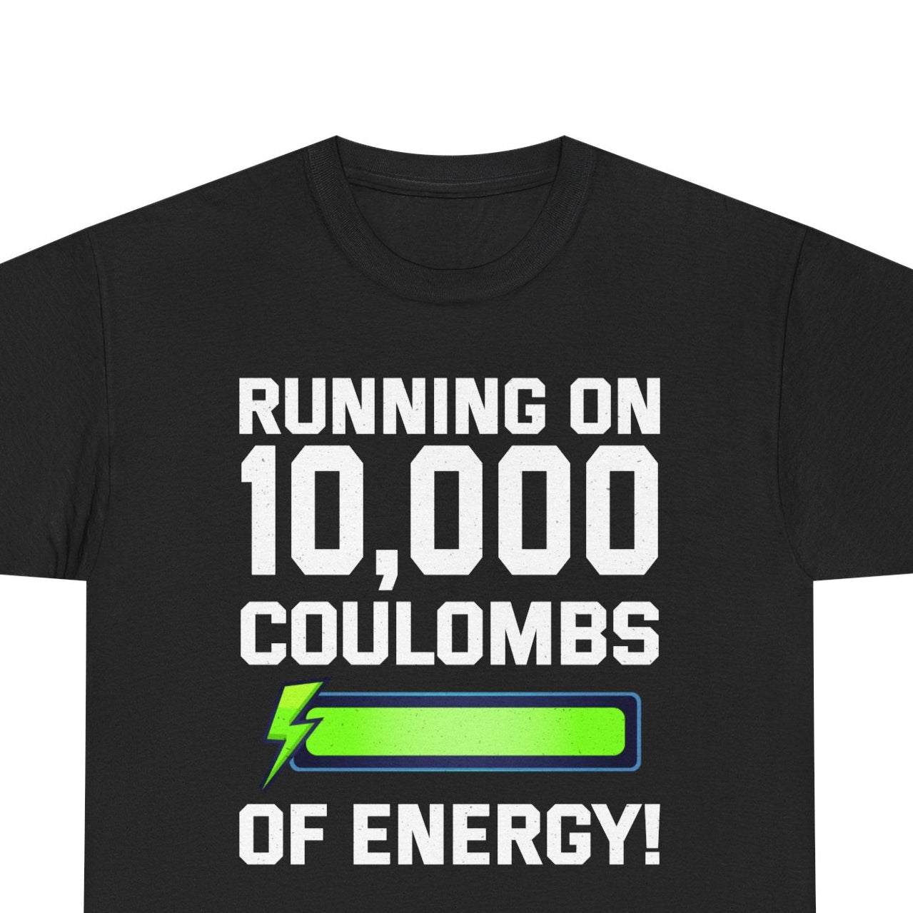 Funny electrician t-shirt with energy and electricity theme

