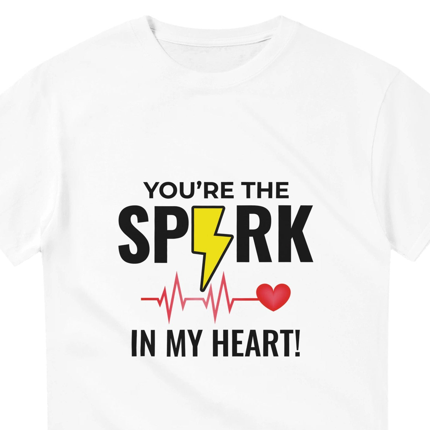 Electrician Valentine T-Shirt - You're The Spark