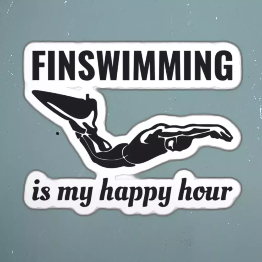 Finswimming Swimmer Swim Mom Sticker