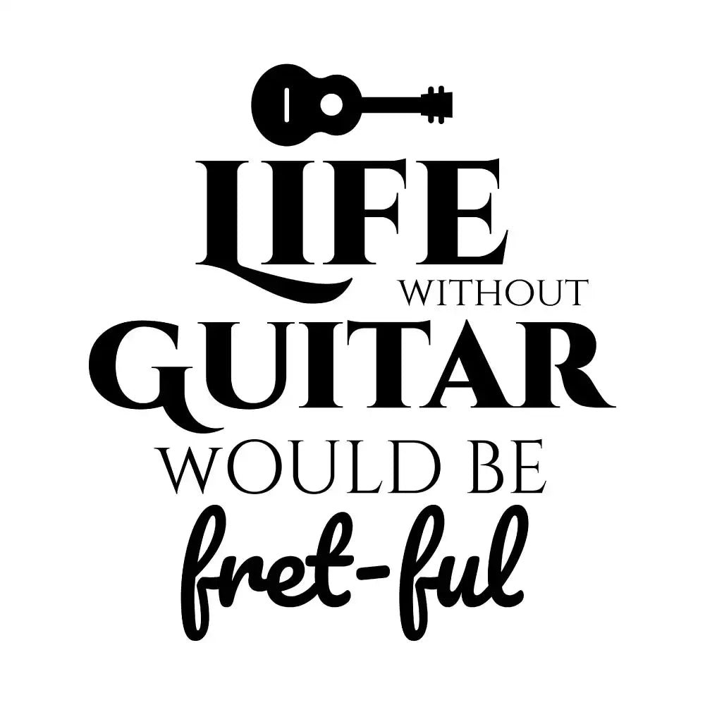 Guitar Guitarist funny Sticker
