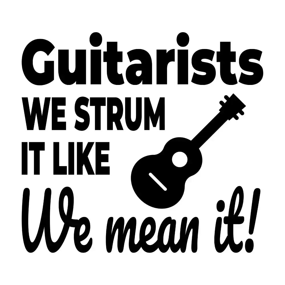 Guitar Guitarist funny Sticker