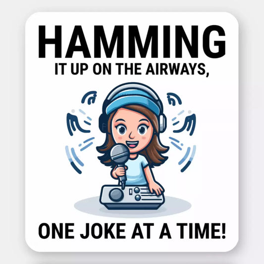 Ham Radio Operator Funny Sticker