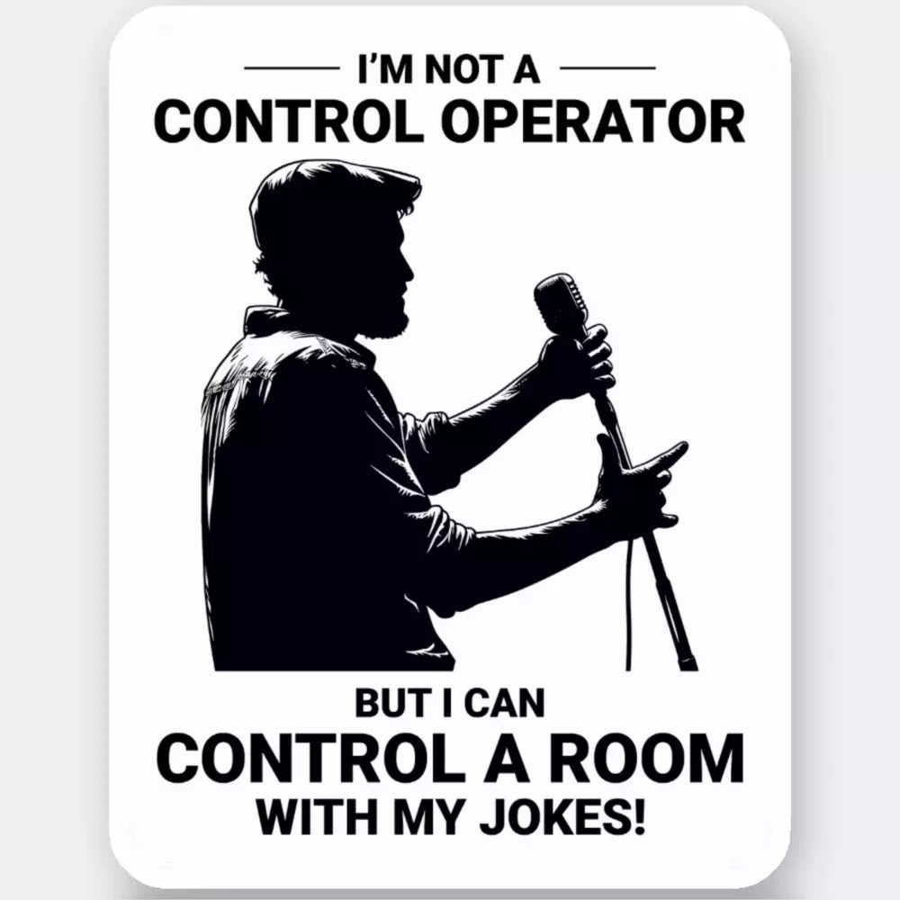 Ham Radio Operator Funny Sticker