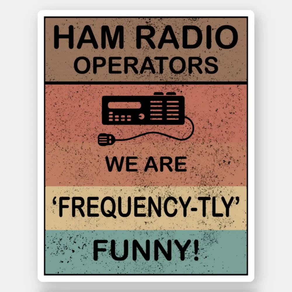 Ham Radio Operator Sticker