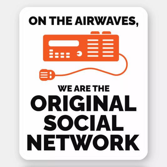 Ham Radio Operator Sticker