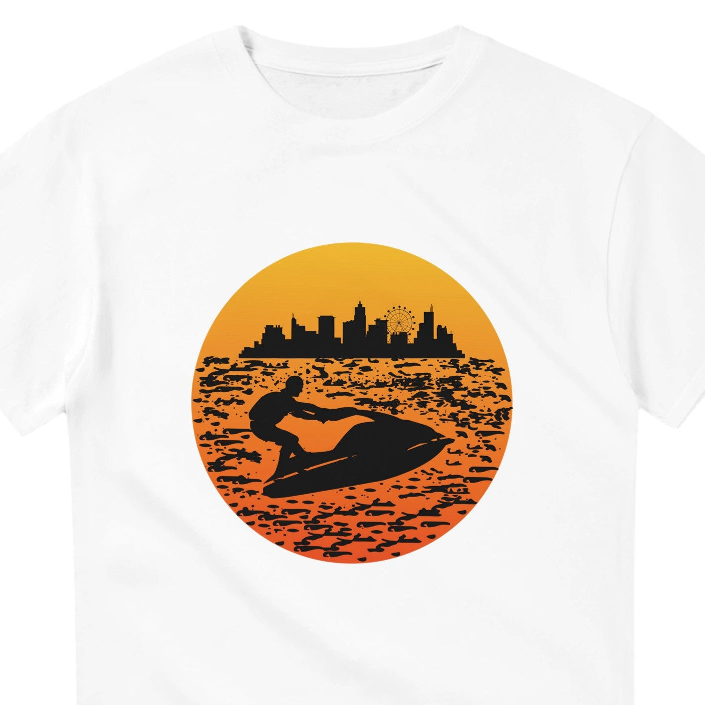 Jet Ski City Skyline1 T-Shirt