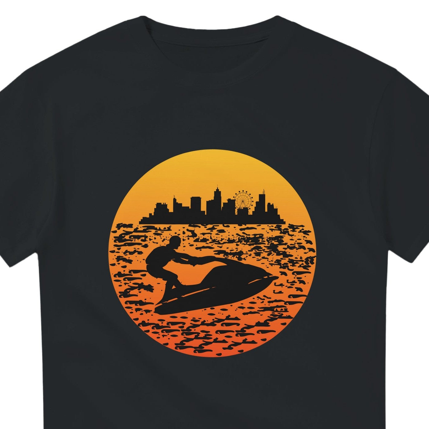 Jet Ski City Skyline T-Shirt