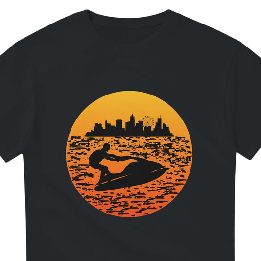 Jet Ski City Skyline T-Shirt