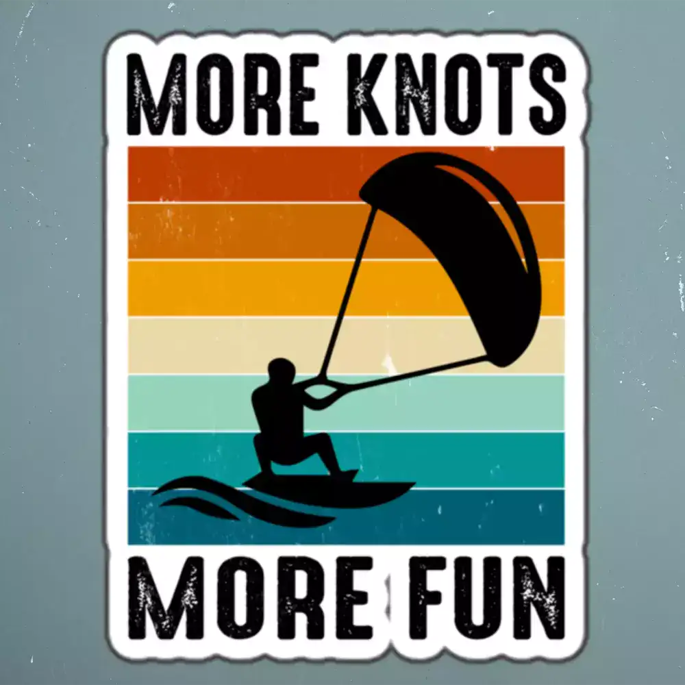 Kitesurfing Water Sports Sticker