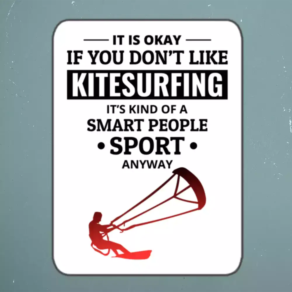 Kitesurfing Water Sports Sticker