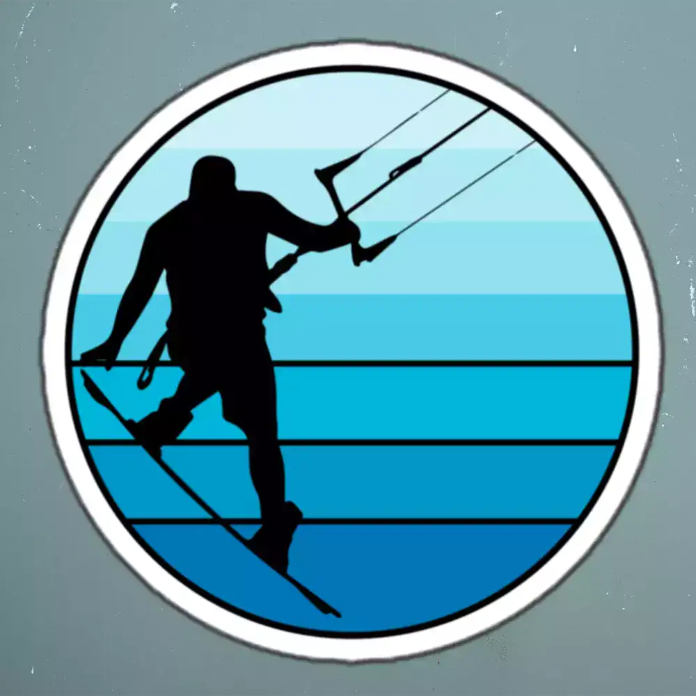 Kitesurfing Water Sports Sticker