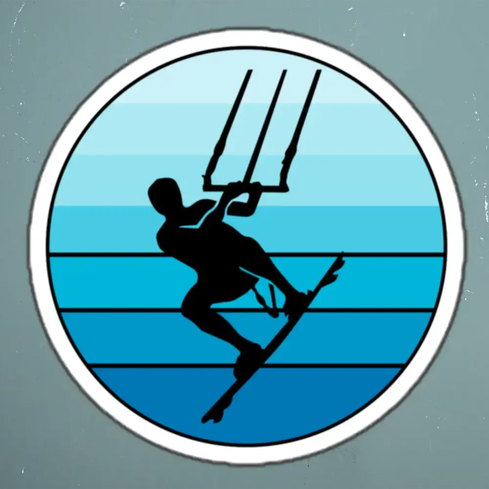 Kitesurfing Stickers - Add Thrill to Your Gear | Shop Now – Teeoutdoor