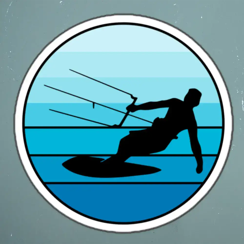 Kitesurfing Stickers - Add Thrill to Your Gear | Shop Now – Teeoutdoor