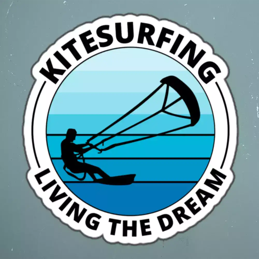 Kitesurfing Water Sports Sticker
