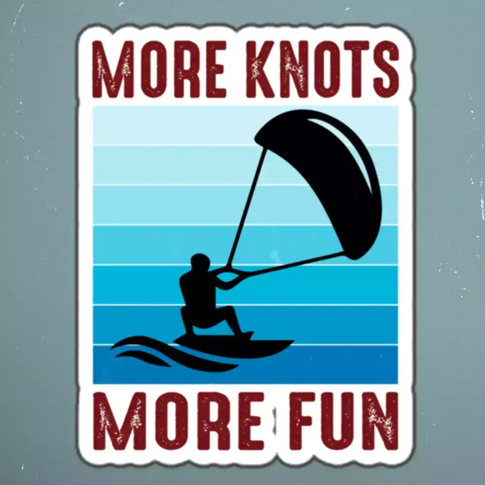 Kitesurfing Water Sports Sticker