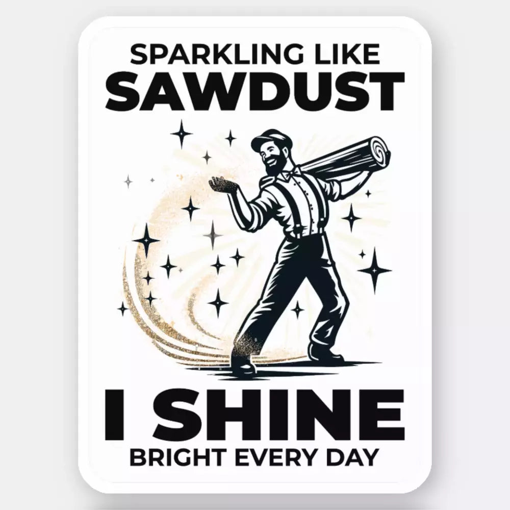 Lumberjack Woodcutter Sticker