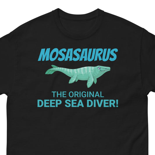 Mosasaurus paleontologist shirt 