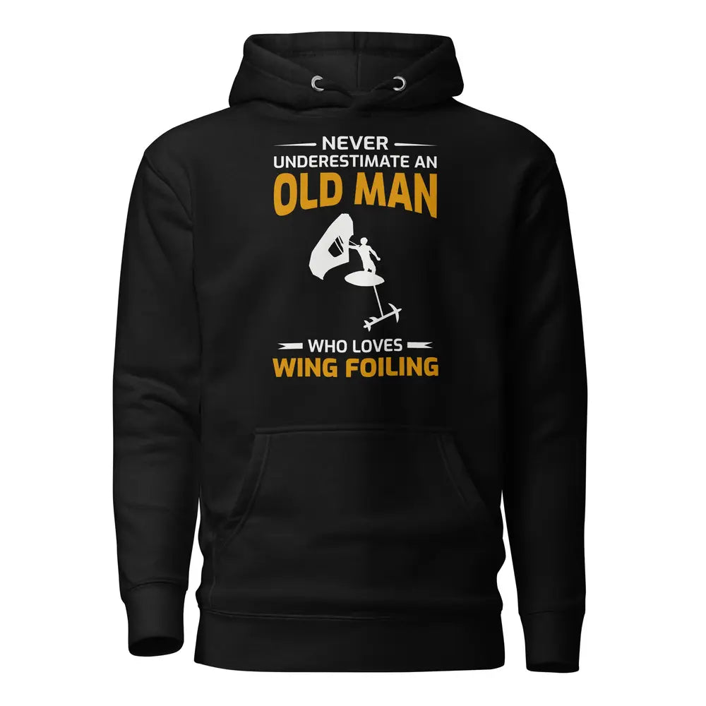 Wing foiling water sports funny hoodie