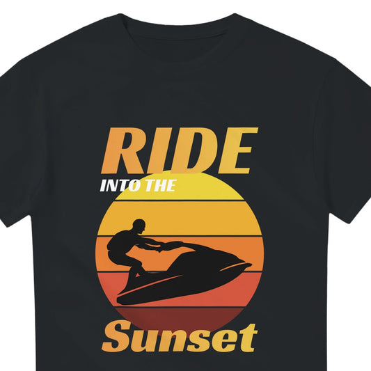 Ride Into The Sunset Jet Ski T-Shirt