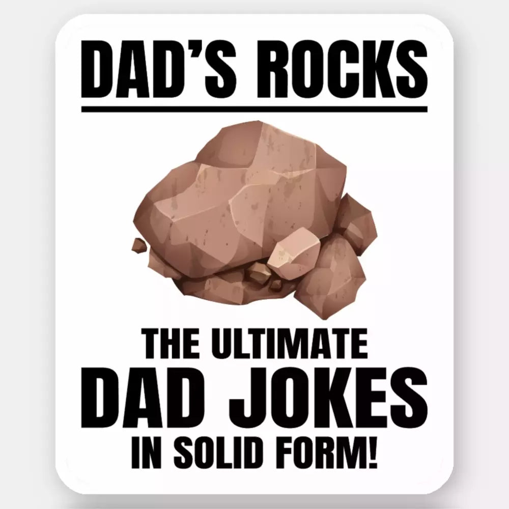Rock Collecting Dad Sticker
