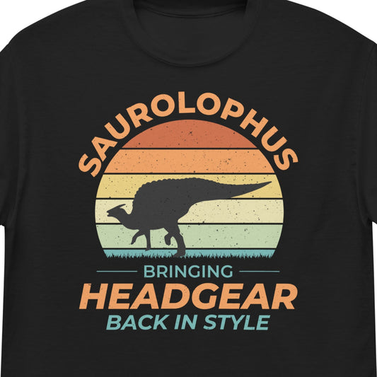 Saurolophus paleontologist shirt 