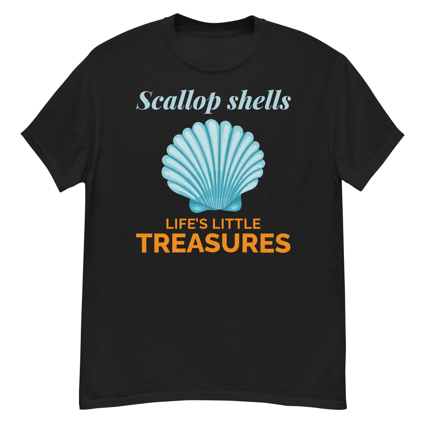 Seashell Collector T-Shirt: Scallop Shells – Life’s Little Treasures