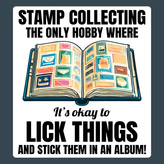 Stamp Collector Sticker