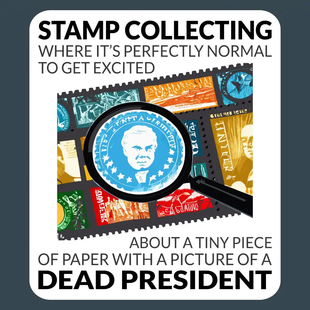 Stamp Collector Sticker