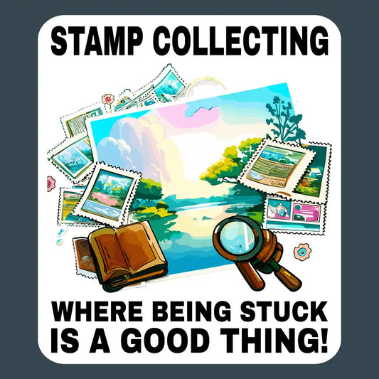 Stamp Collecting Sticker