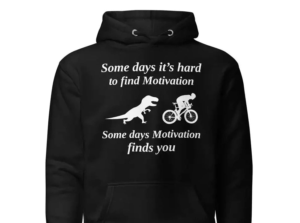 Triathlon Dinosaur Funny Animal Joke Hoodie