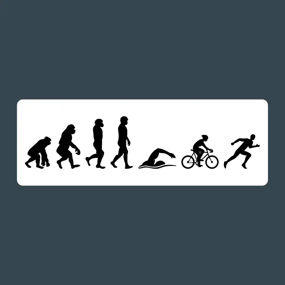 Funny Triathlon Sticker