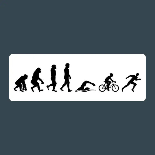 Funny Triathlon Sticker