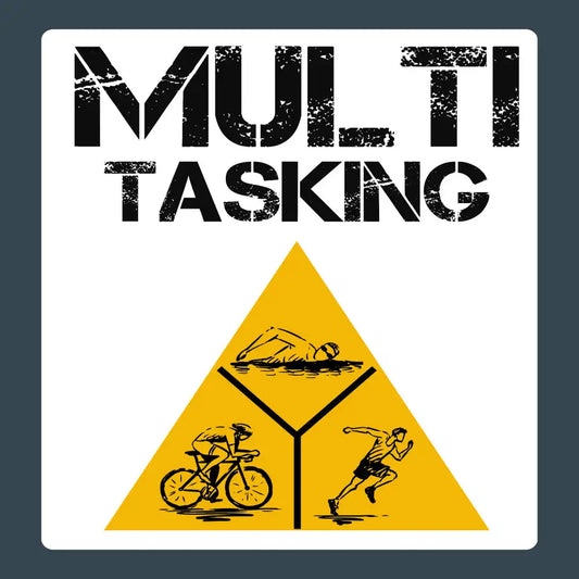 Funny Triathlon Sticker