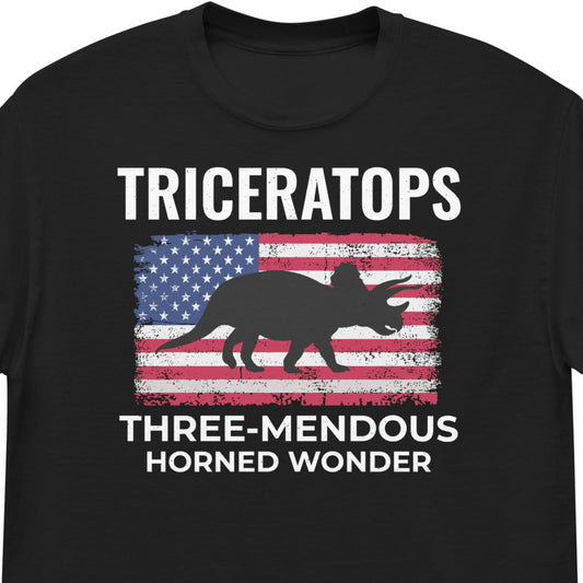 Triceratops paleontologist shirt 