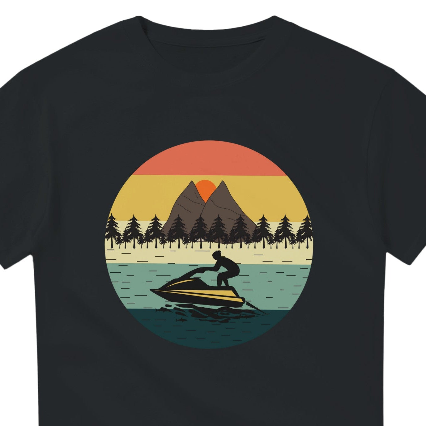Vintage Jet Skiing T-Shirt River