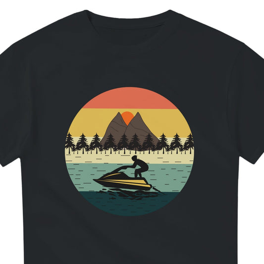 Vintage Jet Skiing T-Shirt River