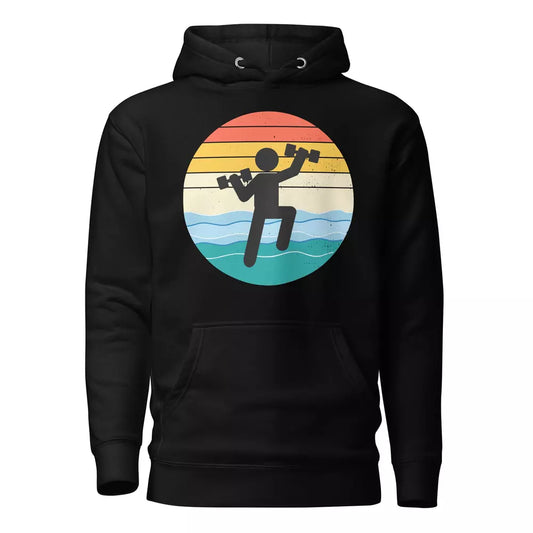 Water Aerobics Retro Vintage Hoodie